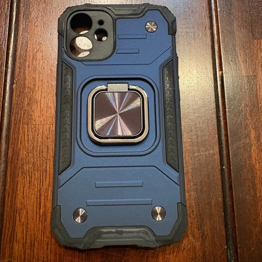 Kickstand Ring Case for iPhone 12 Mini - Blue